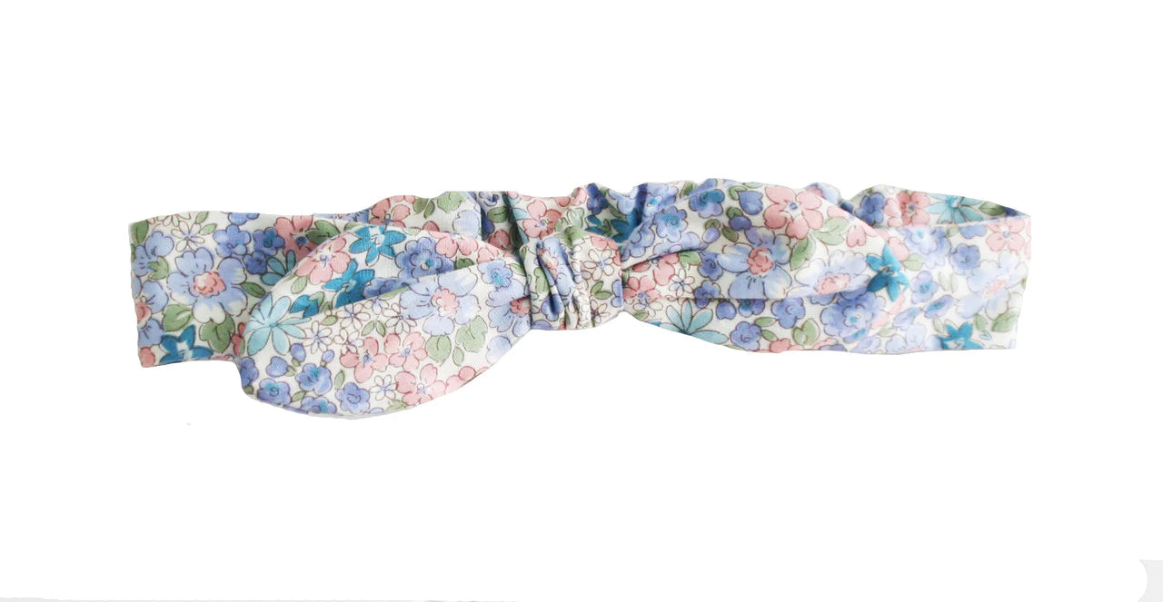 Alimrose Adjustable Head Bow- Liberty Blue