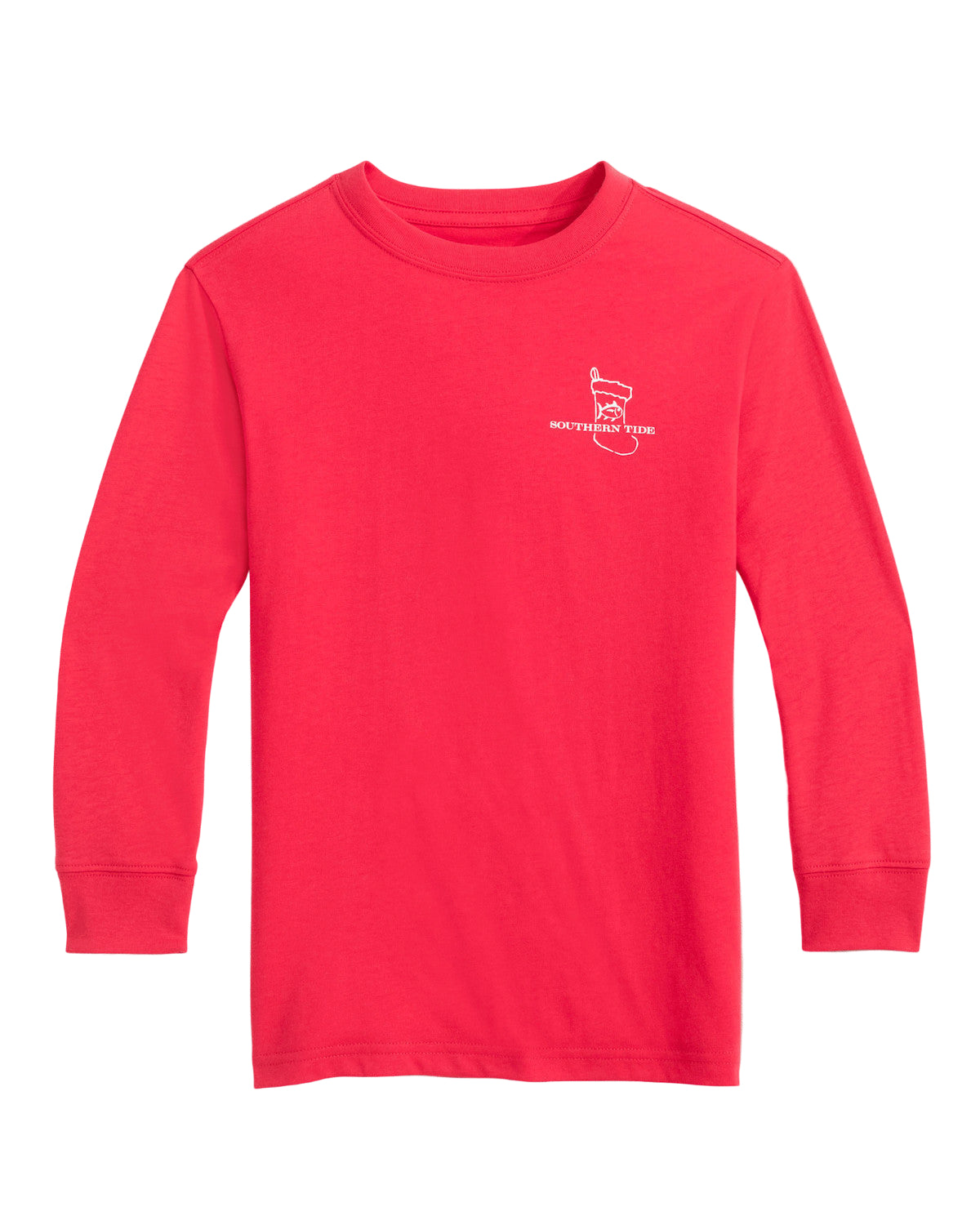 Cozy Fireplace Tee- Crab Red