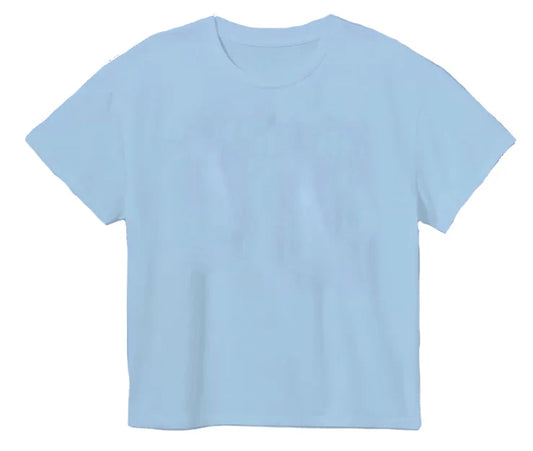 Azarhia Boxy T- Light Blue