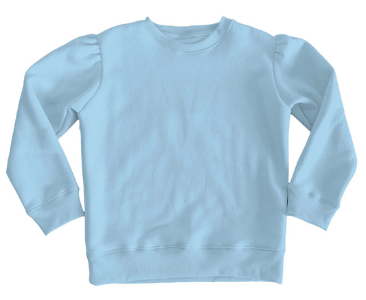 Azarhia Holly Sweatshirt- Light Blue French Terry