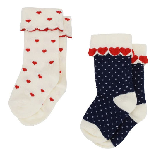 Viola Socks 2 Pack- Heart