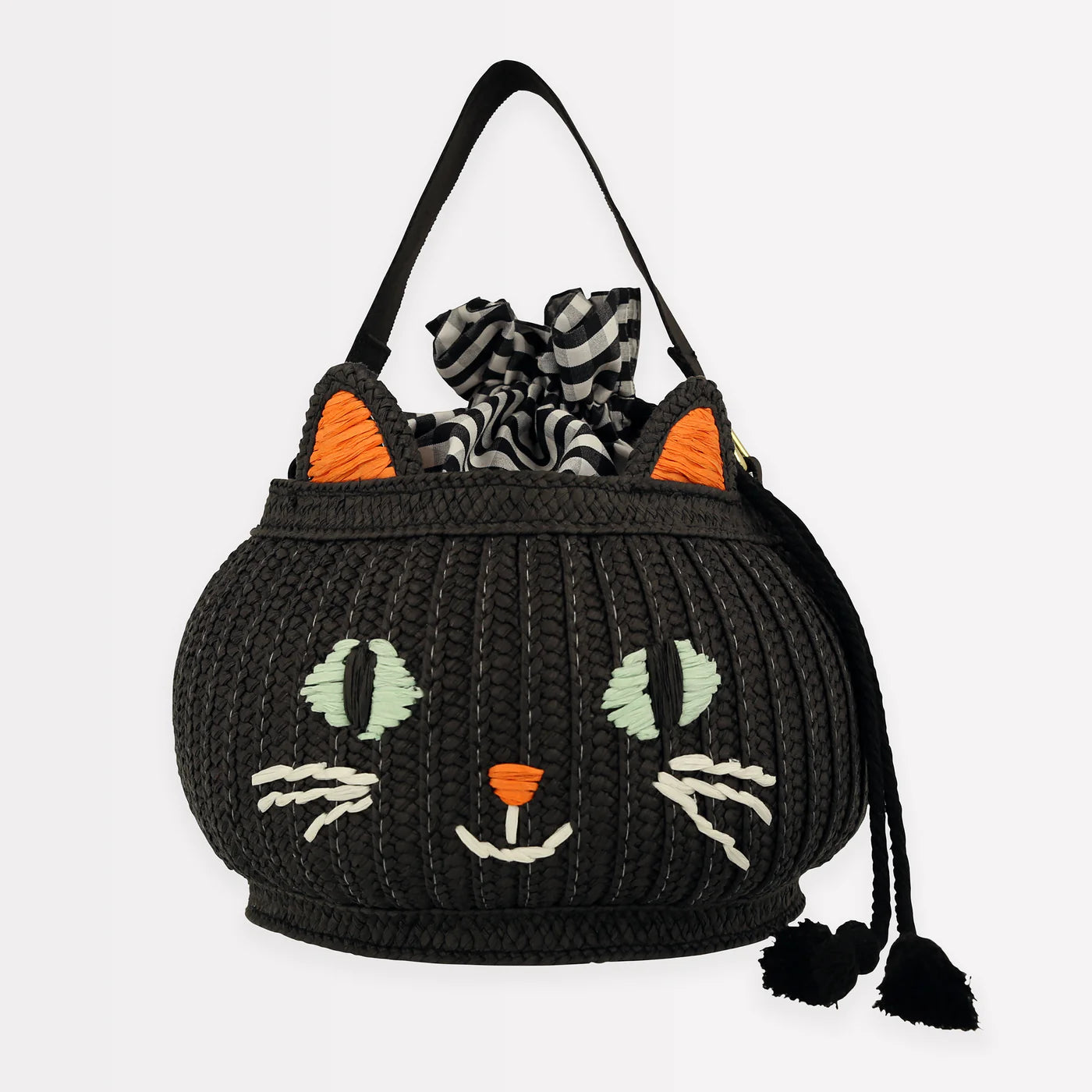 Meri Meri Trick Or Treat Cat Basket Bag