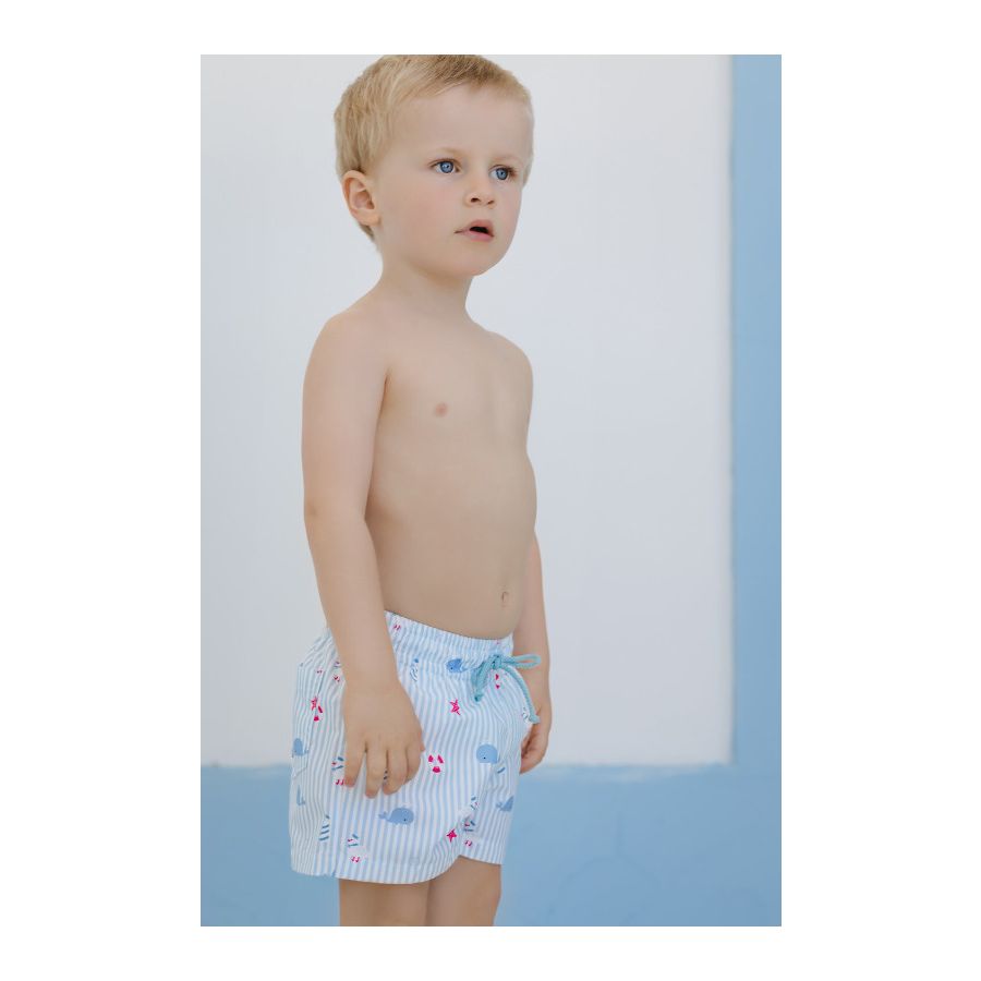 Sal & Pimenta Nautical Swim Trunks