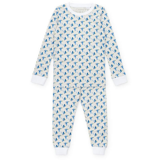 Lila and Hayes Beckett Boys' Hangout Pant - Mallard Ducks
