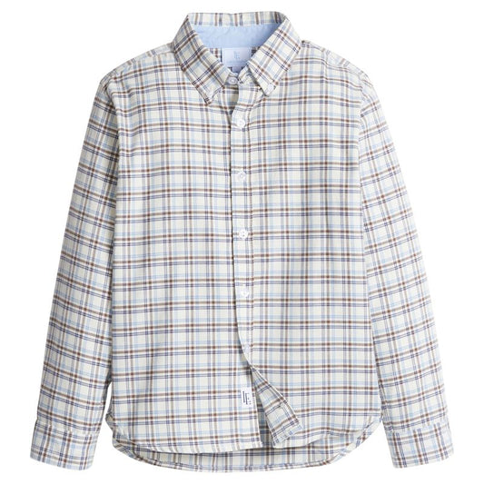 Little English Button Down Shirt - Clarkson Plaid