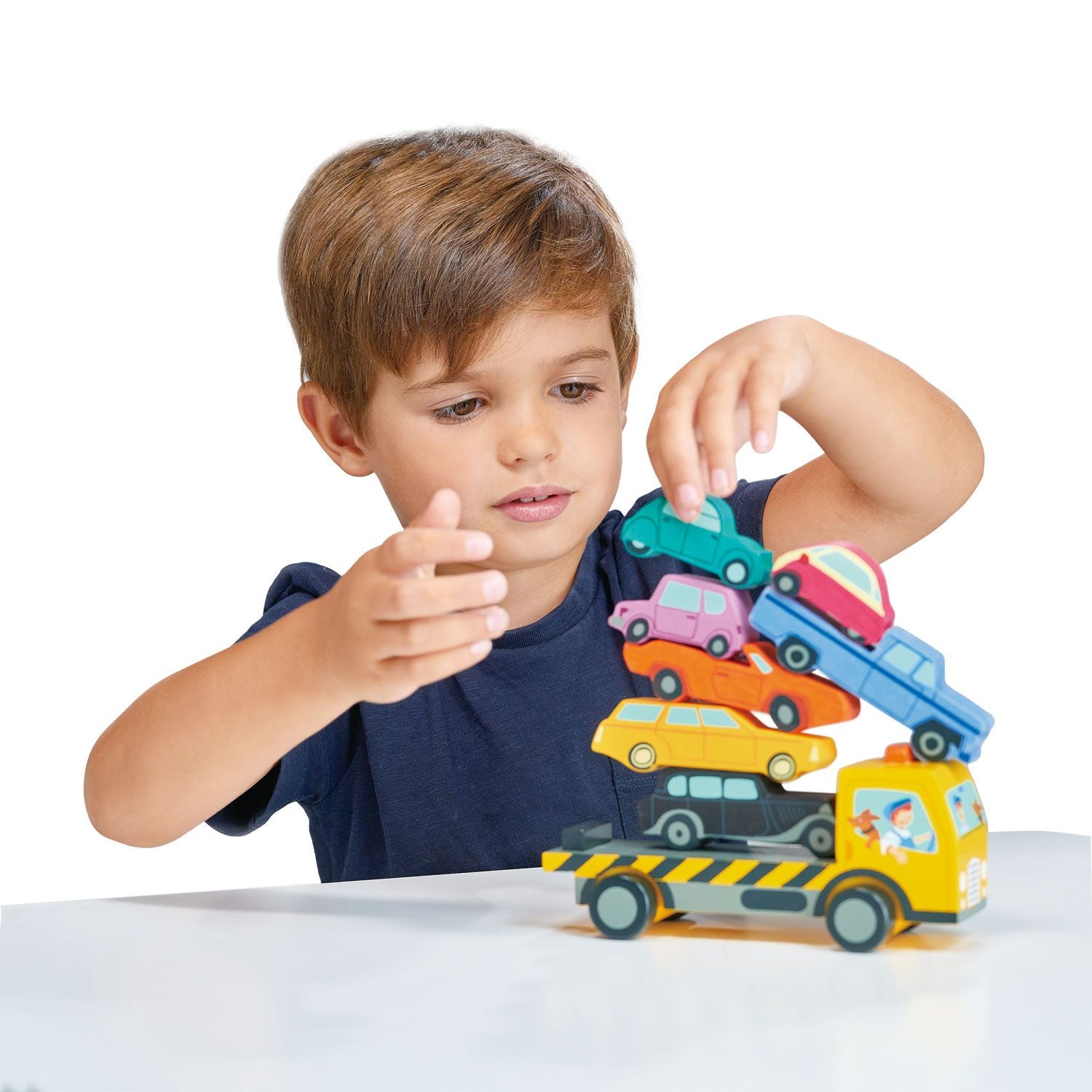 Tender Leaf Toys Stacking Car