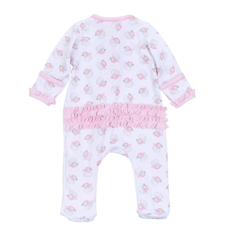 Magnolia Baby Santa Baby Printed Ruffle Footie