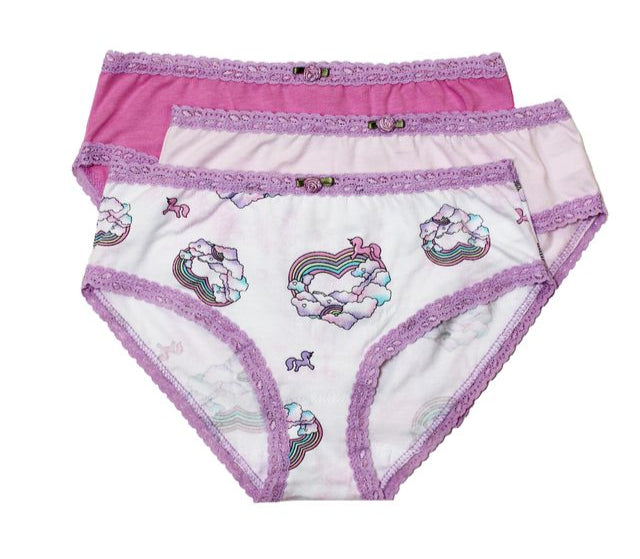 Unicorn Love 3 Panty Pack