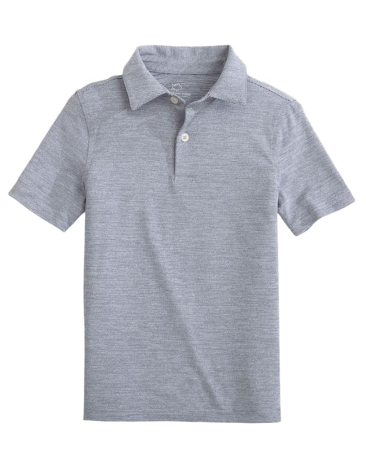 Southern Tide Driver Performance Spacedye Polo- Navy
