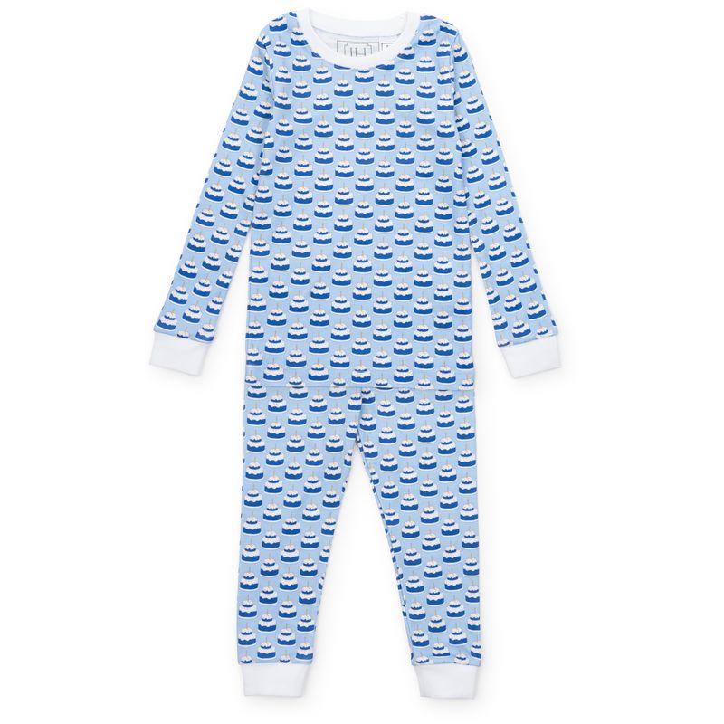Grayson Boys' Pajama Pant Set - Birthday Cake Blue