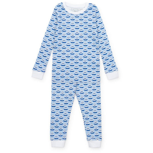 Grayson Boys' Pajama Pant Set - Birthday Cake Blue