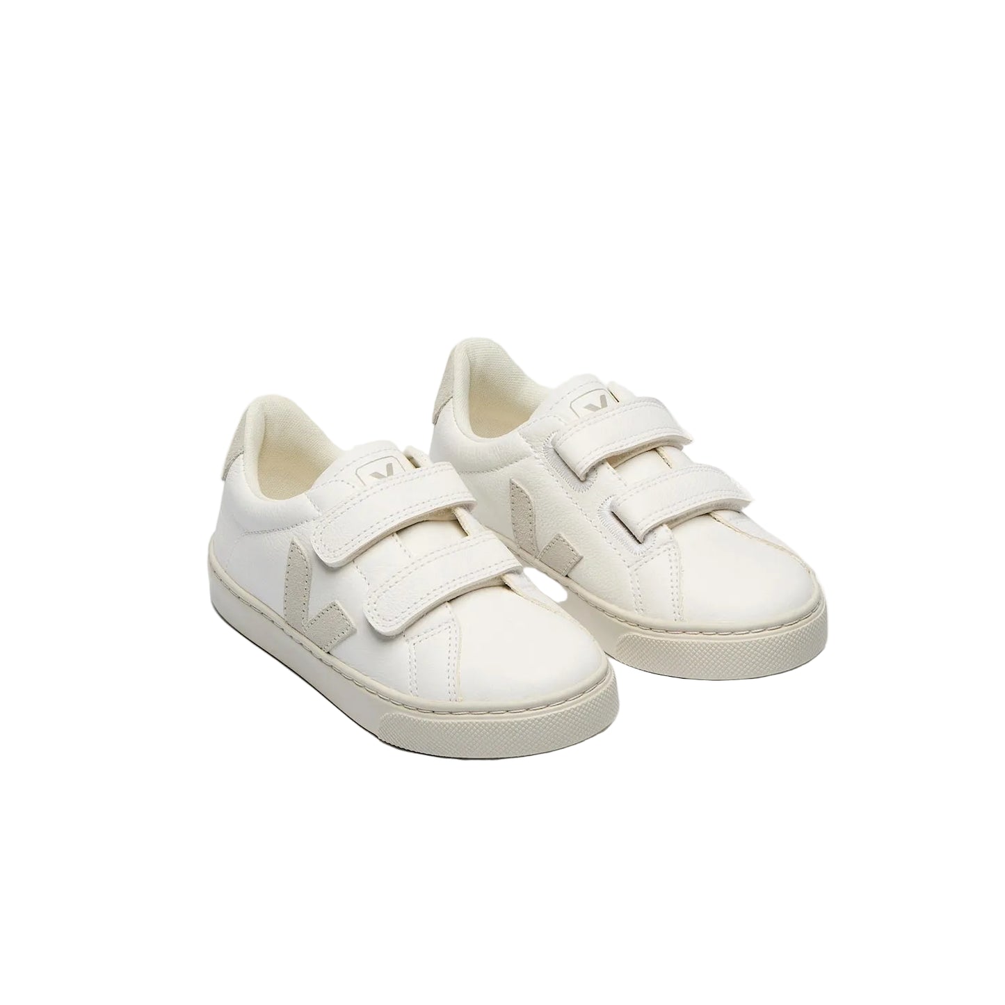 Esplar Leather Sneakers- White Natural