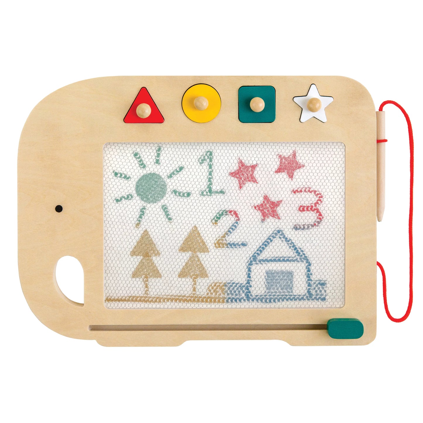 Petit Collage Wooden Elephant Magic Drawing Board