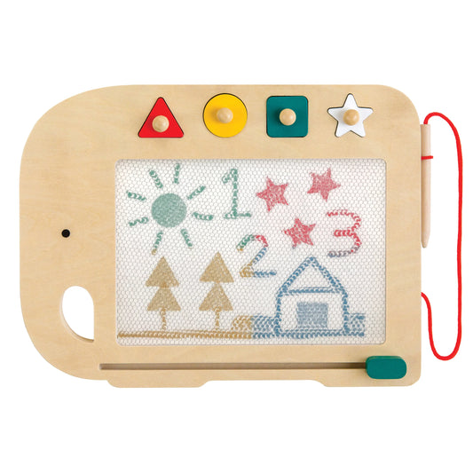 Petit Collage Wooden Elephant Magic Drawing Board