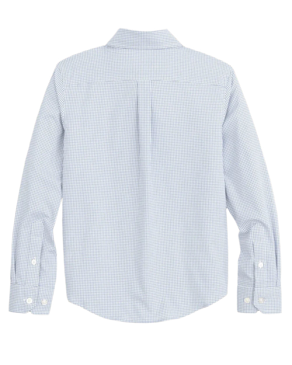 Southern Tide Intercoastal Rosemont Tattersall Sport Shirt- Seven Seas Blue