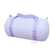 Lilac mint seersucker duffel oh mint monogram