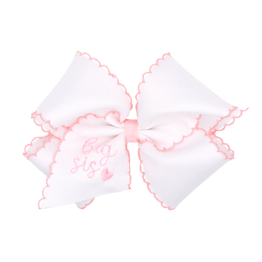 Wee Ones Big Sis Hair Bow - Pink