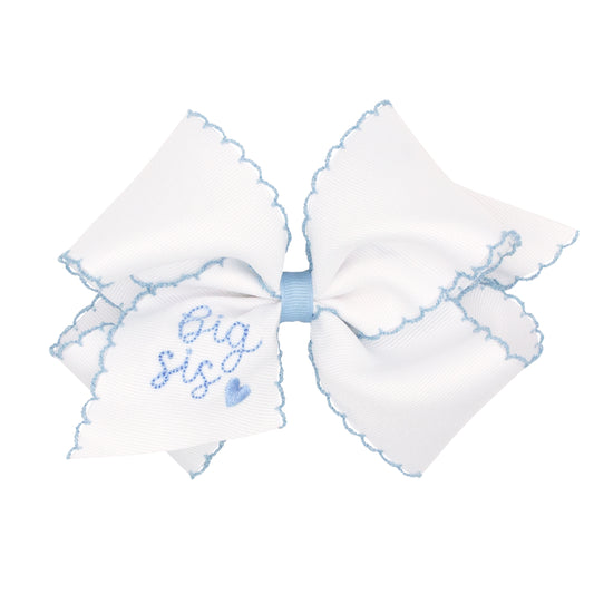 Wee Ones Big Sis Hair Bow - Blue