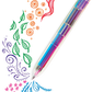 Six Click Colored Gel Pen