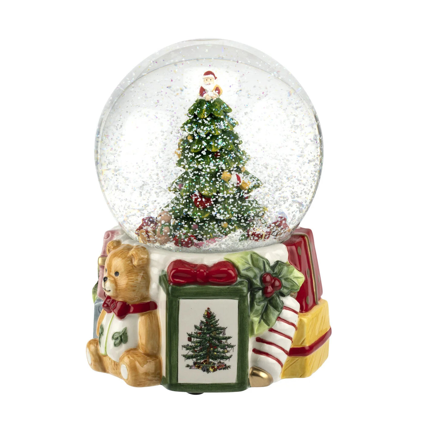 Musical Christmas Tree Snow Globe