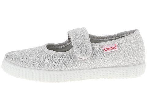 Cienta Silver Sparkle Mary Jane Children's Shoes Dallas Texas