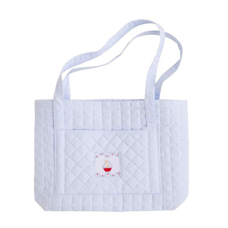 Little English Quilted Luggage  - Sailboat Tote Bag