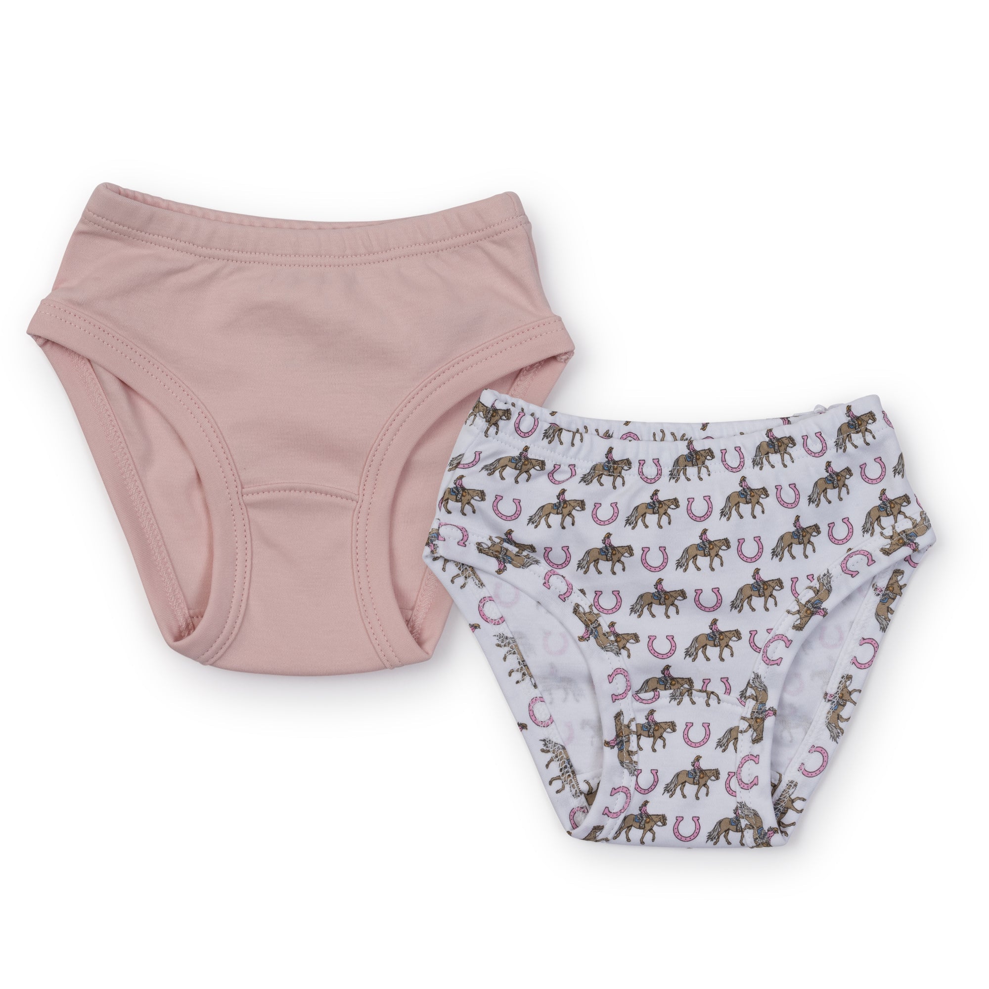 Lauren Girls' Pima Cotton Underwear Set - Rodeo Cowgirl/Light Pink – Jojo  Mommy