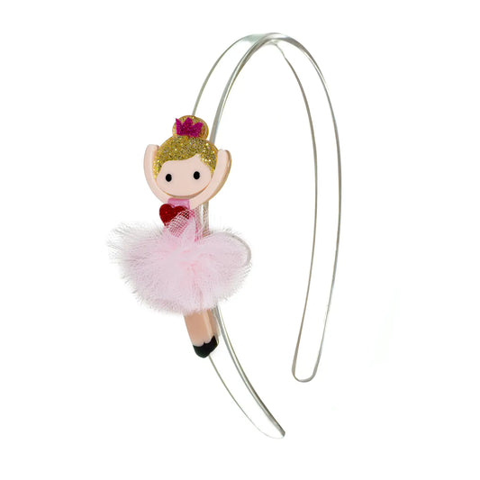 Ballerina Heart Pale Pink Headband by Lilies & Roses