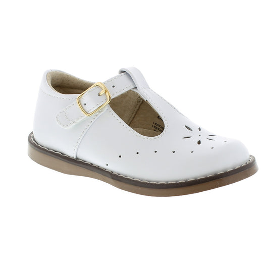 Footmates White Mary Jane Sherry Shoe JoJo Mommy Dallas