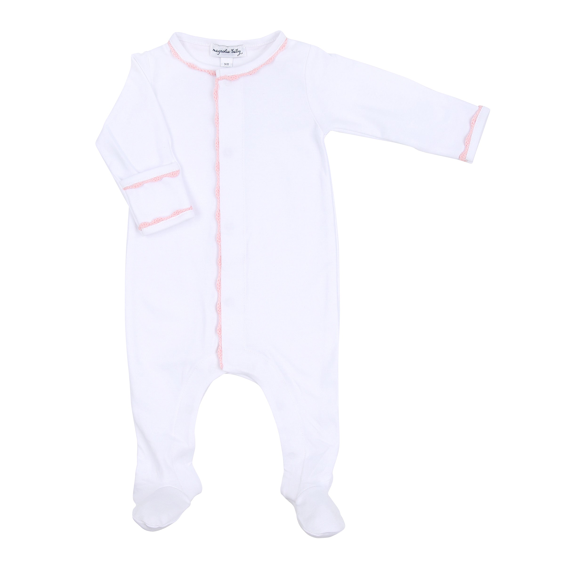 Baby Joy Embroidered Footie- Yellow (Copy)