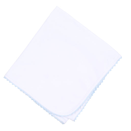 Magnolia Baby Baby Joy Embroidered Receiving Blanket - Blue