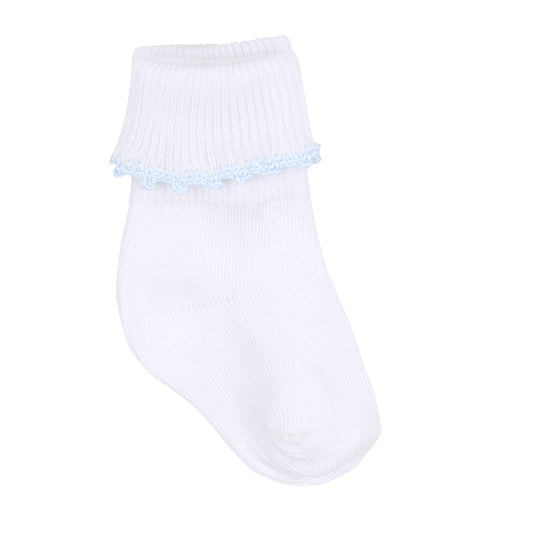 Magnolia Baby Baby Joy Embroidered Socks - Blue