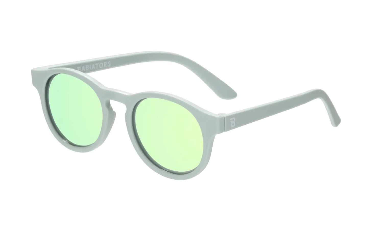 Polarized Keyhole Kids Sunglasses - Seafoam Blue