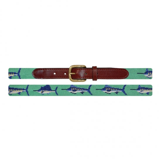 Smathers and Branson Billfish Children's Needlepoint Belt