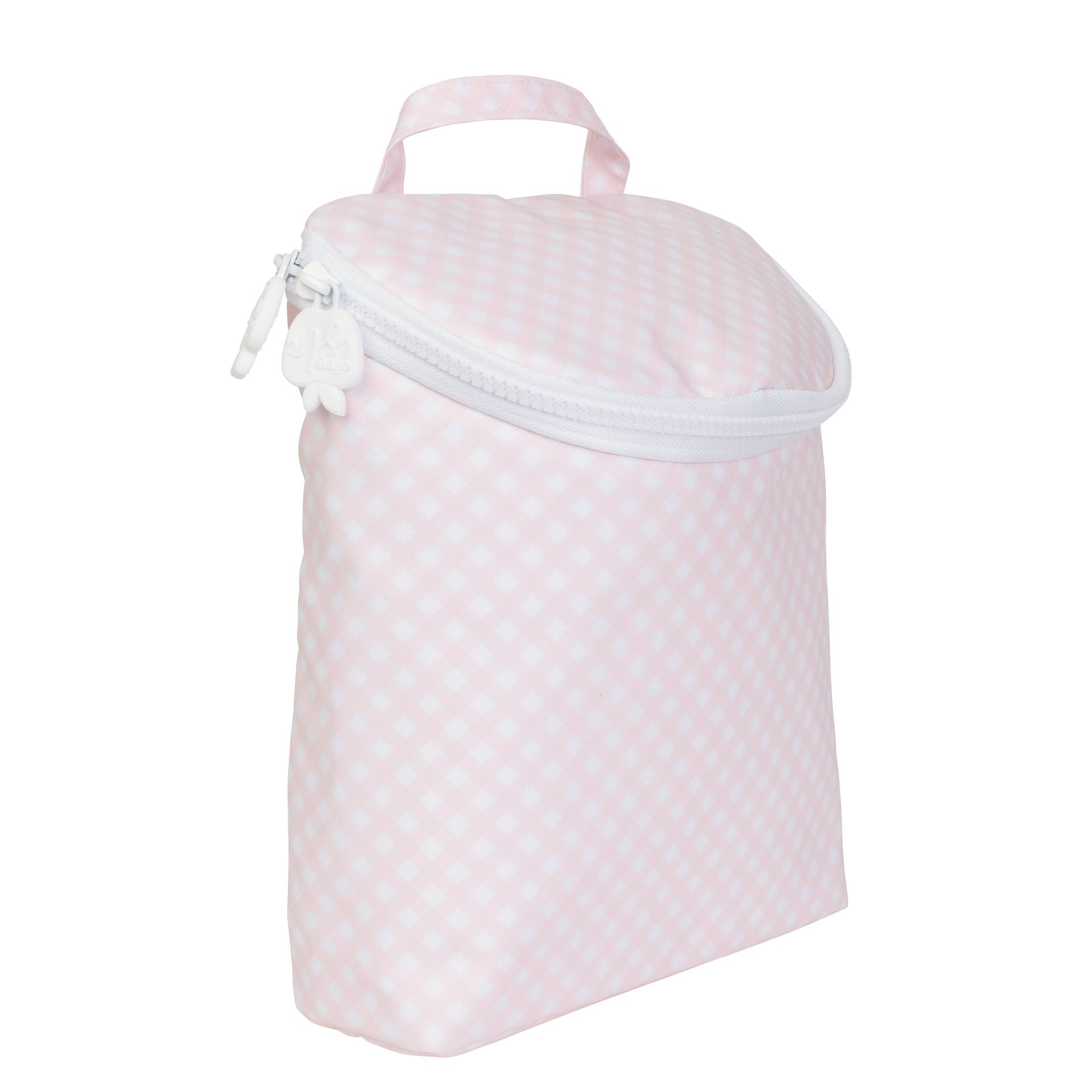 Apple Of My Isla The Bottle Bag- Pink Gingham