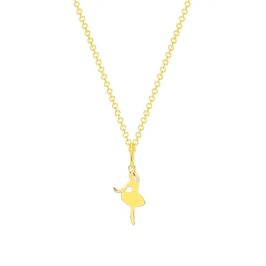 leMel Kids Ballerina Necklace