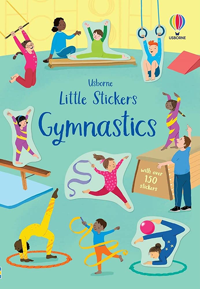 Usborne Little Stickers - Gymnastics – Jojo Mommy