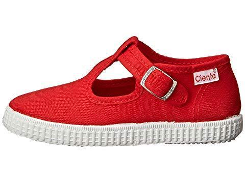 Cienta Red T Strap Shoe Children's Shoe Store Dallas
