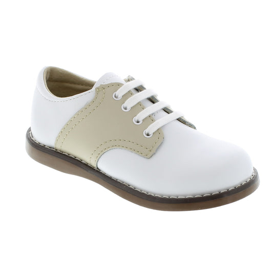 Bardorf Footmates Ecru Cheer Saddle Shoe
