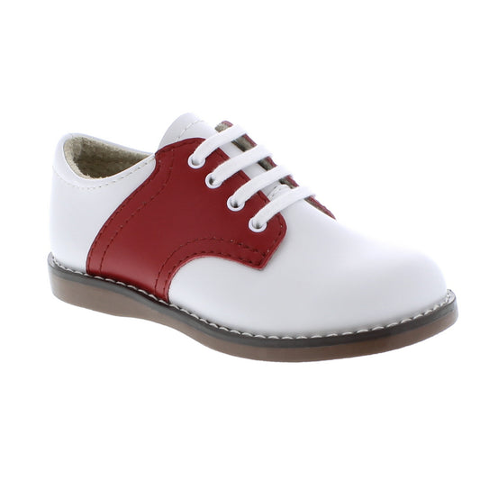 Bardorf Footmates Red Cheer Saddle Oxford Dallas Childrens Shoe