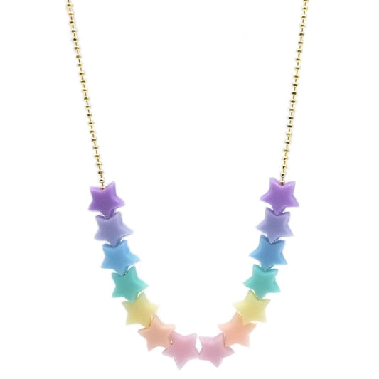 Kids Star Bead Necklace Bottleblond