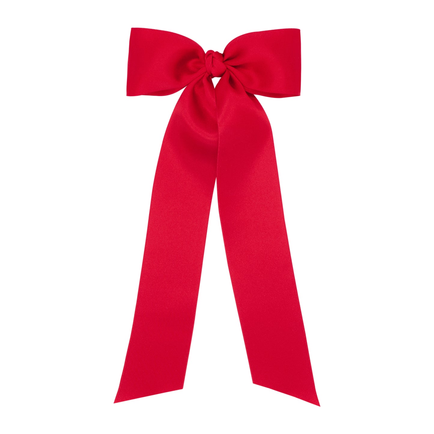 Medium French Satin Long Tail Hair Bow