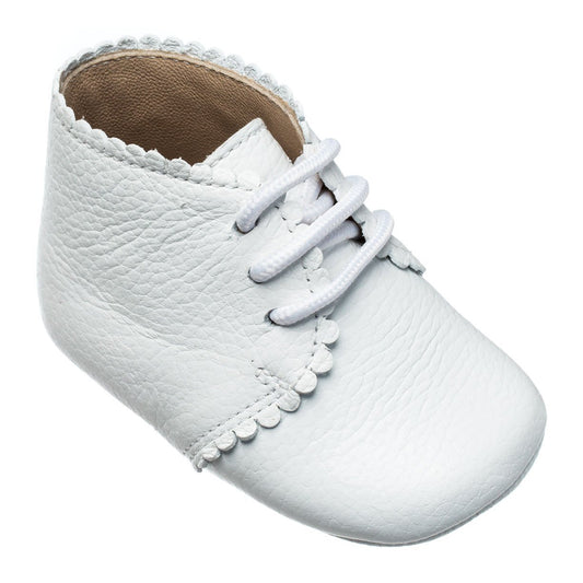 White Leather Baby Bootie Elephantito