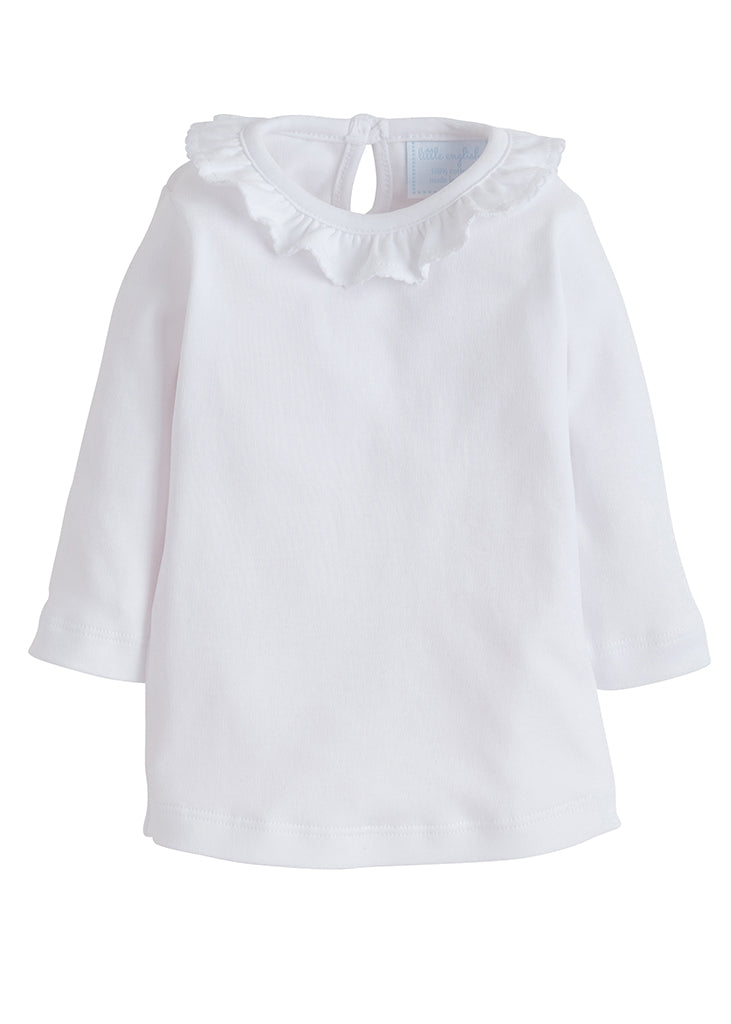 Little English Caroline Knit Blouse - White