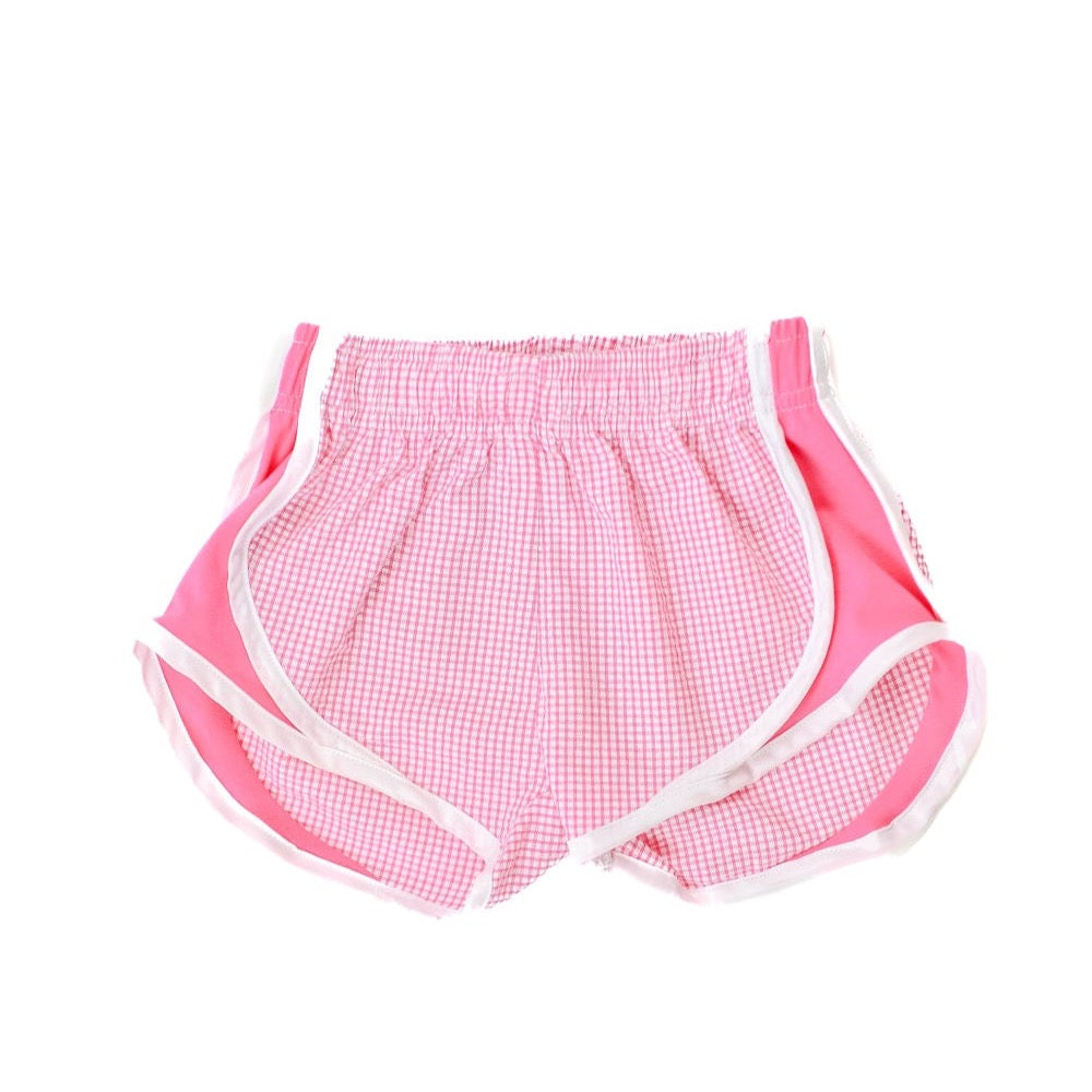 Colorworks Kids Athletic Shorts Hot Pink Shorts with Hot Pink