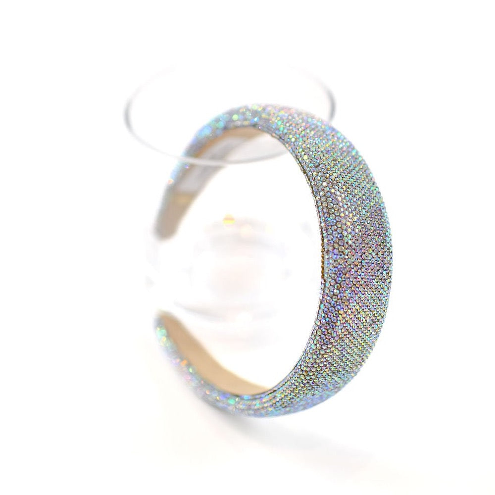 Bari Lynn Silver Crystal Headband