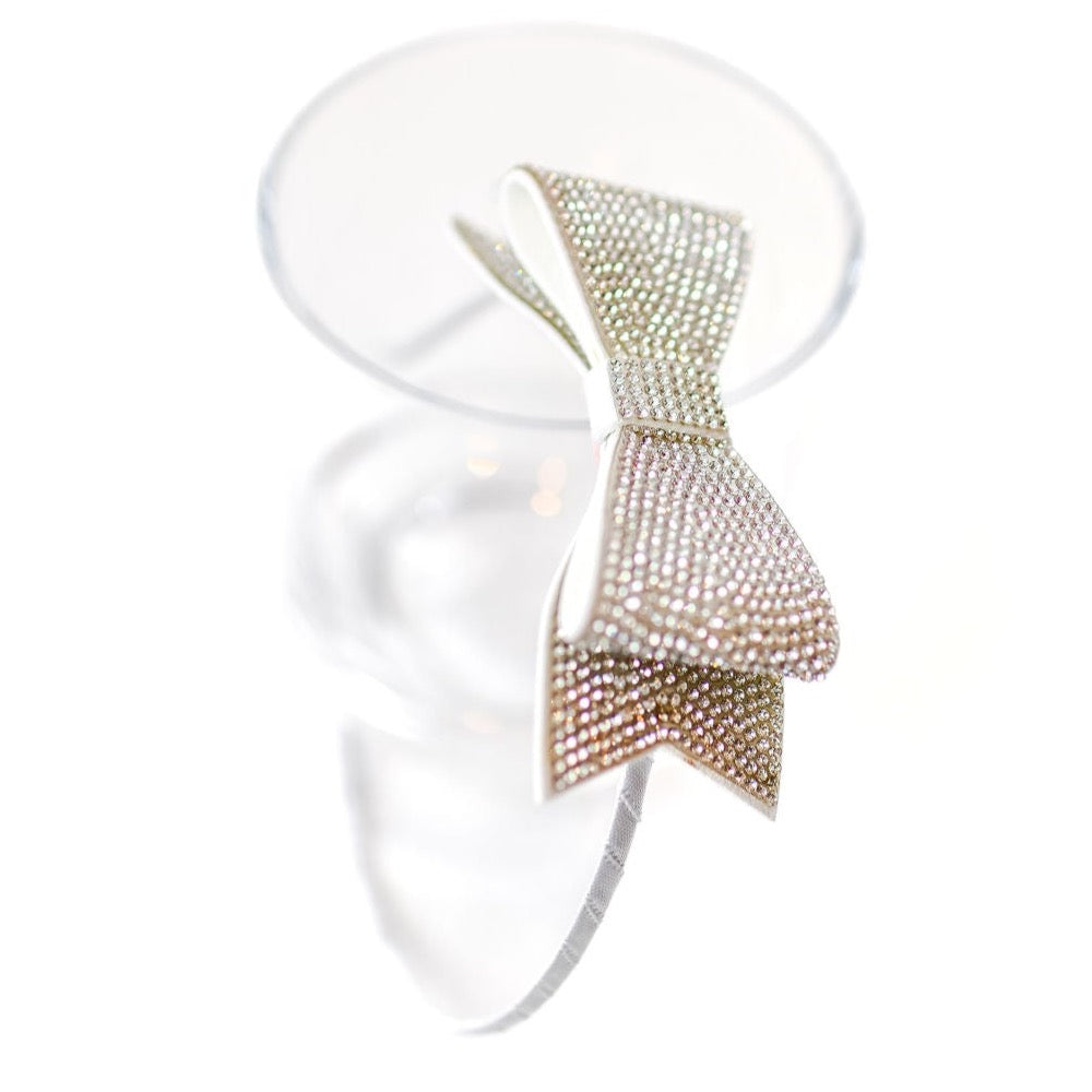 Bari Lynn Crystal Bow Headband