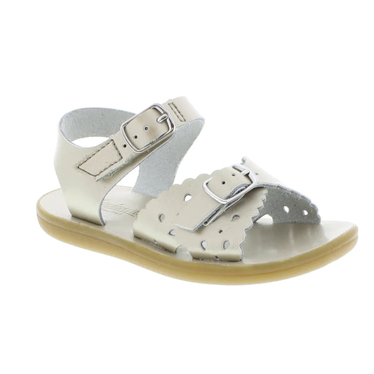 Eco-Ariel Sandal - Soft Gold Micro