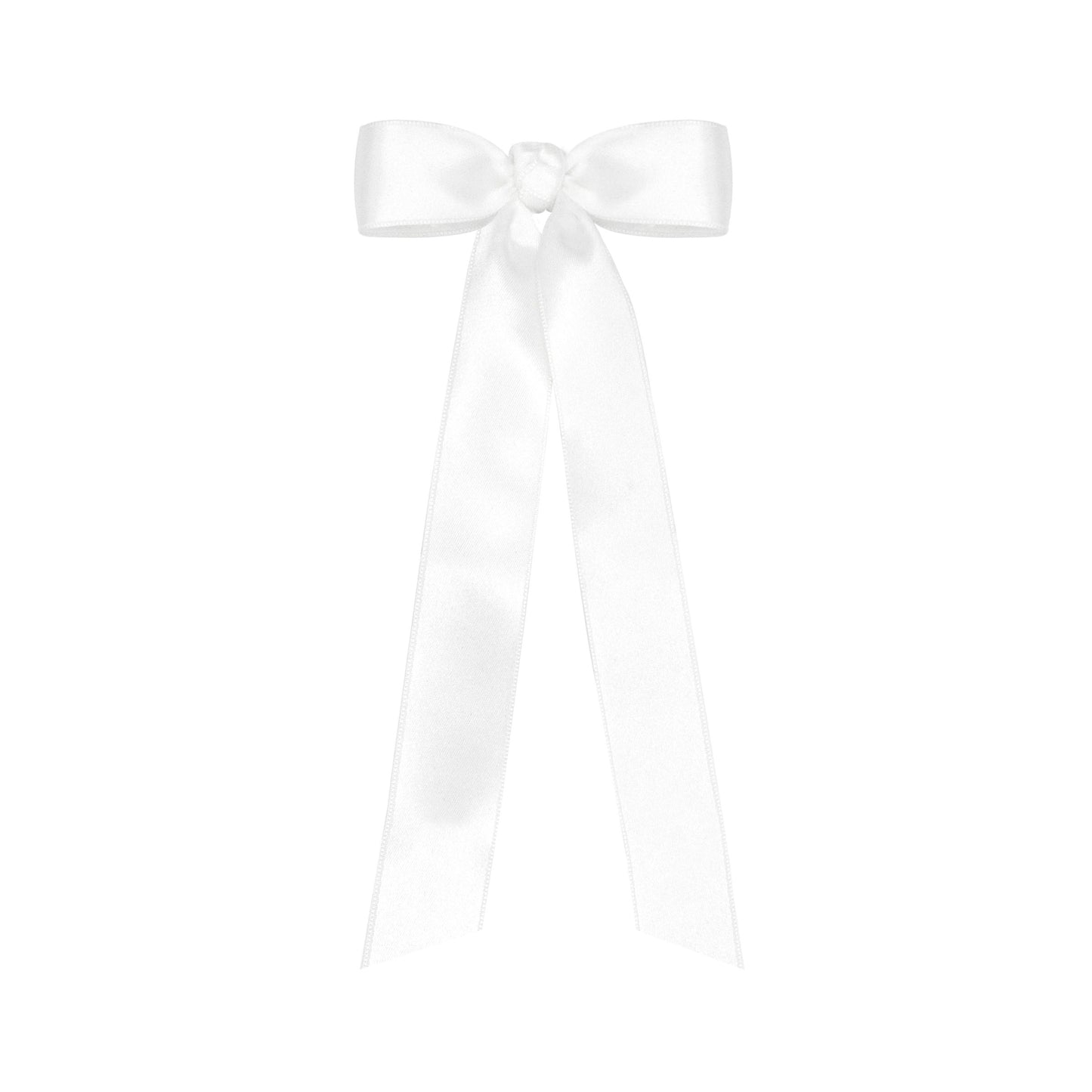 Mini French Satin Long Tail Hair Bow