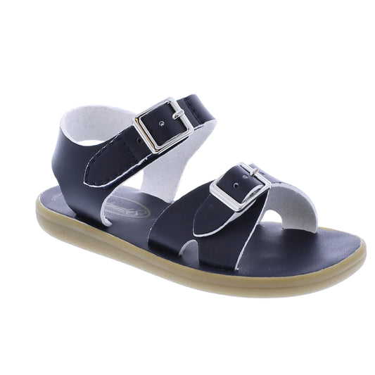Footmates Eco-Tide Children's Sandals - Navy Vegan Leather